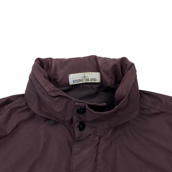Stone Island Aubergine Purple David Tela Light-TC Multipocket Jacket