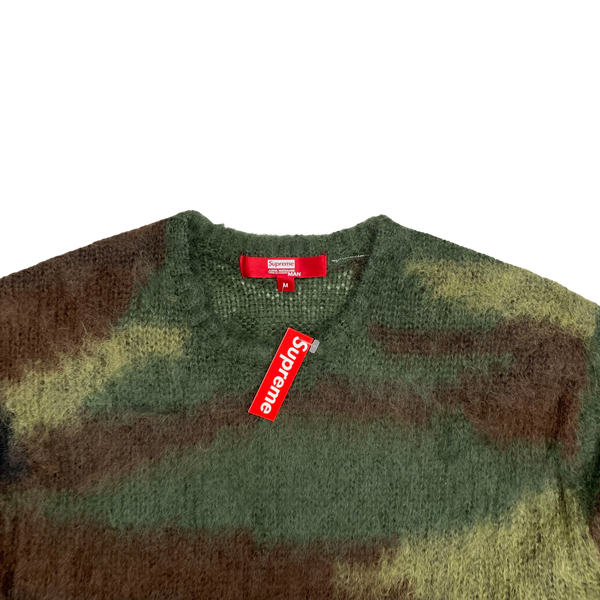 Supreme Yunya Watanabe Mohair Camo Crewneck