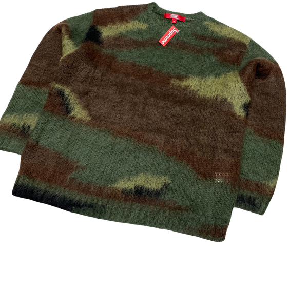 Supreme Yunya Watanabe Mohair Camo Crewneck