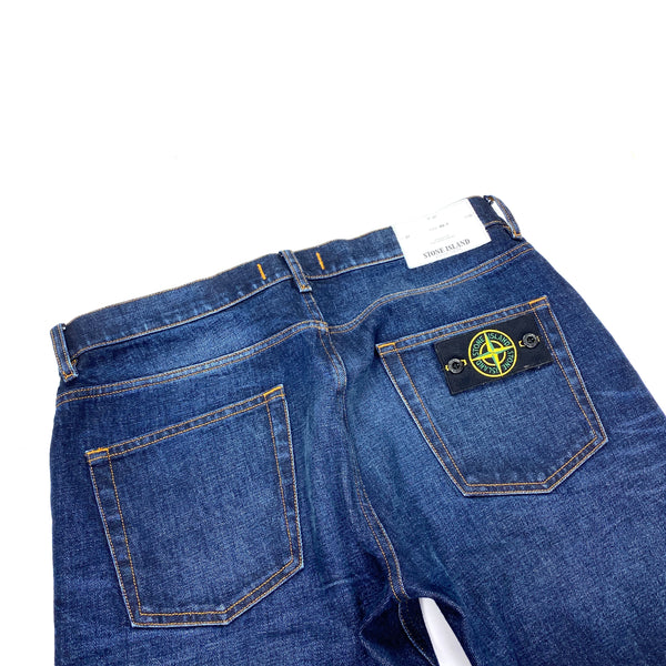 Stone Island Navy Regular Tapered Jeans