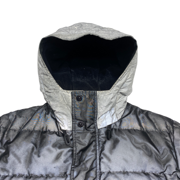 Stone Island Black 2013 Mesh Reflective Down Jacket