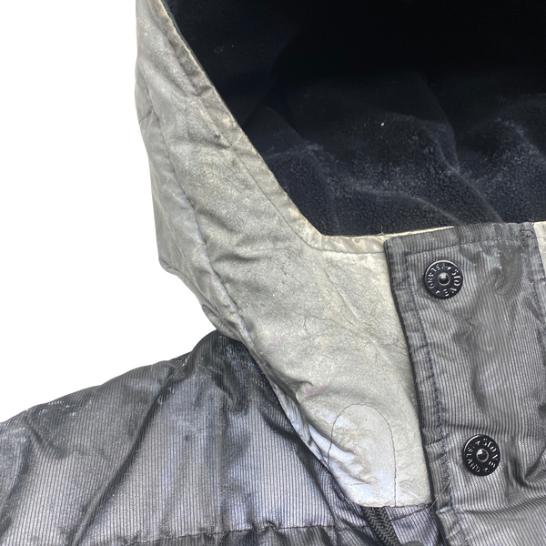 Stone Island Black 2013 Mesh Reflective Down Jacket