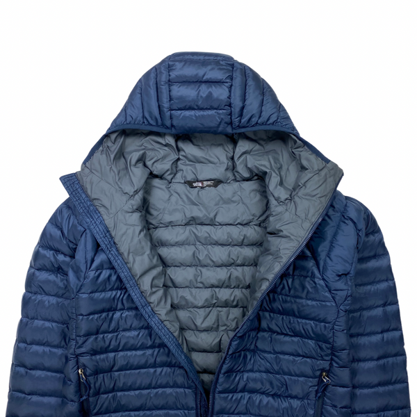 North Face Blue 600 Down Fill Hooded Puffer Jacket