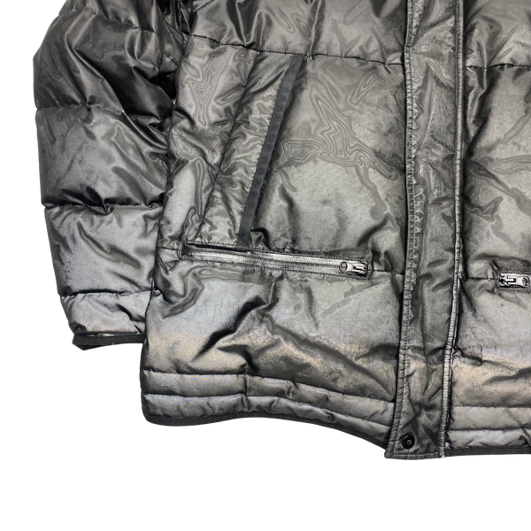 Stone Island Black 2013 Mesh Reflective Down Jacket