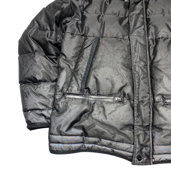 Stone Island Black 2013 Mesh Reflective Down Jacket