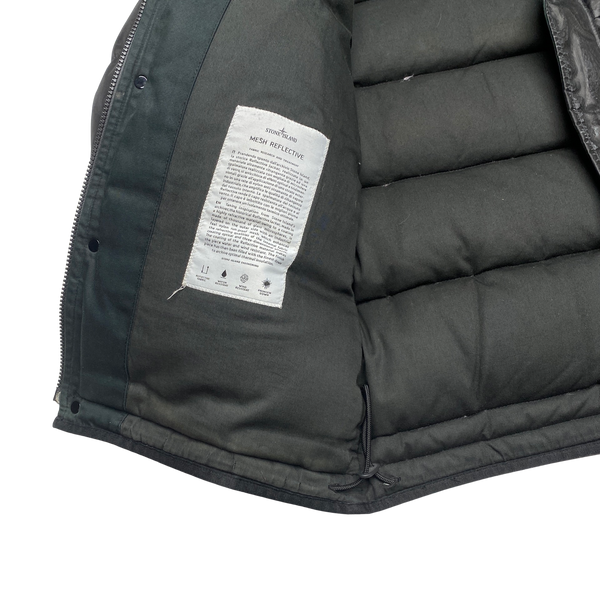 Stone Island Black 2013 Mesh Reflective Down Jacket