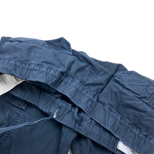 Stone Island Navy Tapered Cargo Trousers