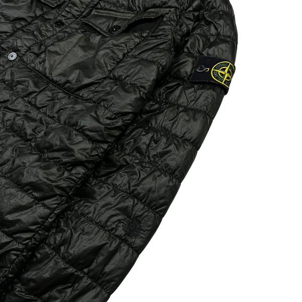Stone Island 2015 Khaki Down Filled Overshirt - Medium