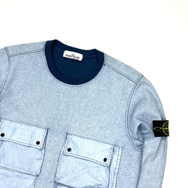 Stone Island Tela Placcata Crewneck Sweatshirt