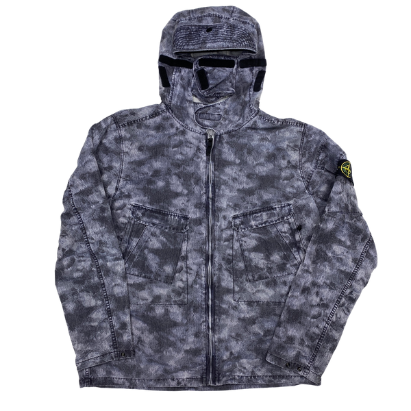 Stone Island Grey DPM Jacquard Plated Riot Mask Sniper Jacket