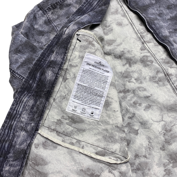 Stone Island Grey DPM Jacquard Plated Riot Mask Sniper Jacket