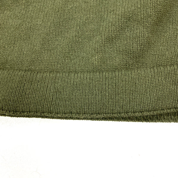 Stone Island Khaki Green Lana Wool Pullover Jumper