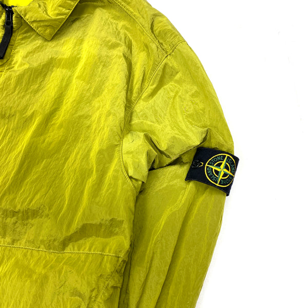Stone Island Lime Nylon Metal Overshirt