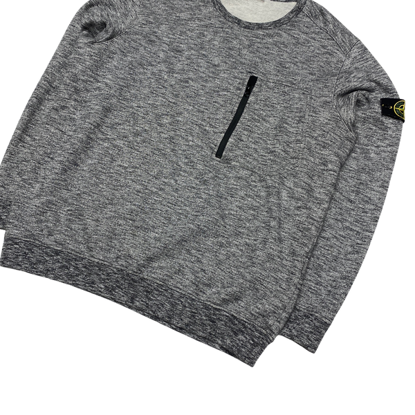 Stone Island 2018 Grey Marl Sweatshirt