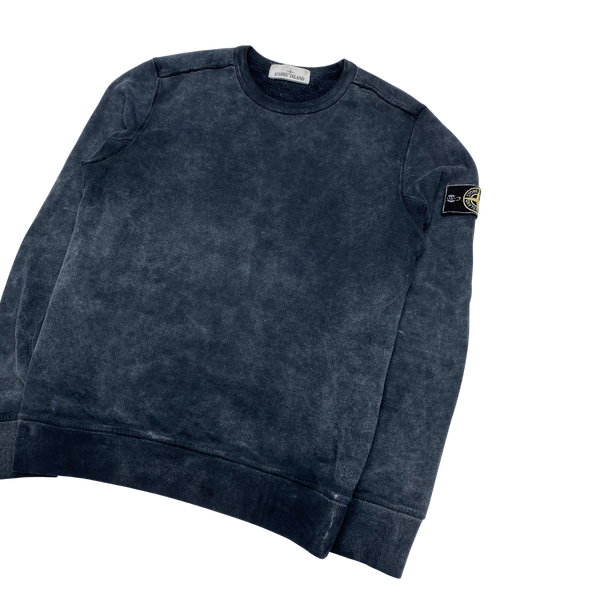 Stone Island Black Frost Crewneck Sweatshirt