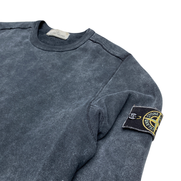 Stone Island Black Frost Crewneck Sweatshirt
