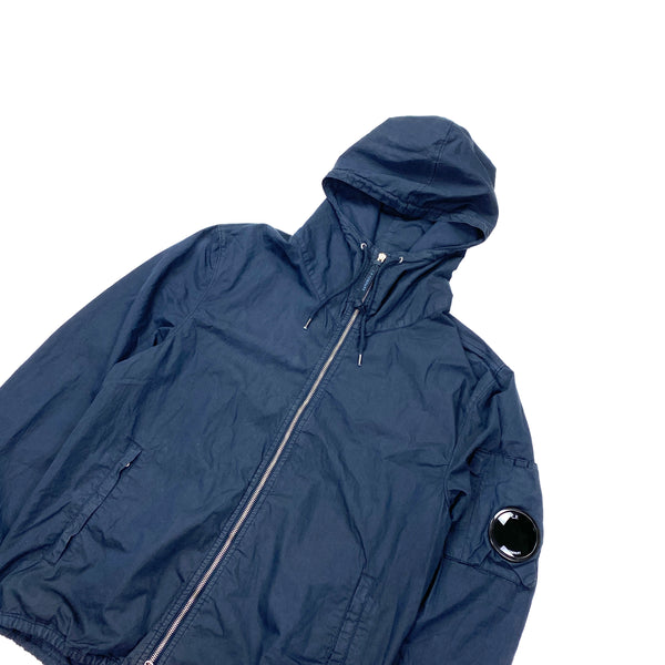 CP Company Cotton Hooded Navy Jacket