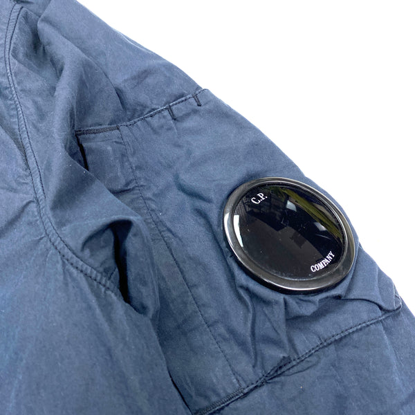 CP Company Cotton Hooded Navy Jacket