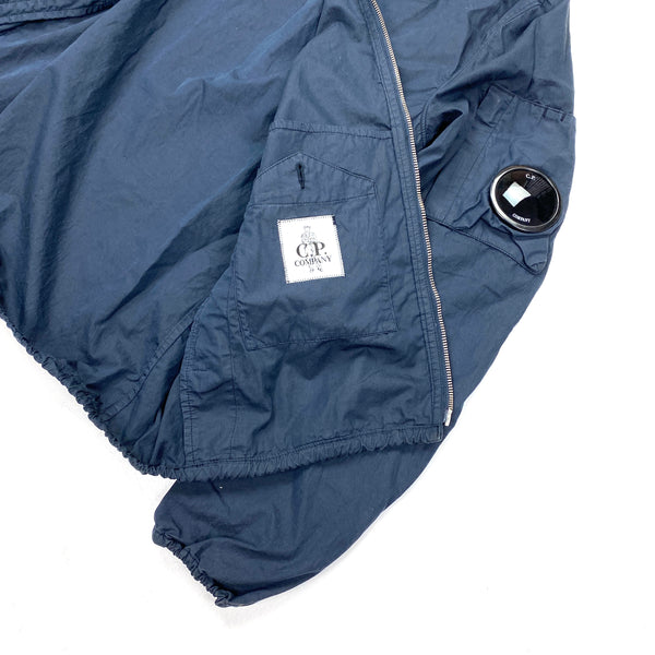 CP Company Cotton Hooded Navy Jacket