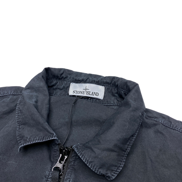 Stone Island 2020 Black Zipped Overshirt