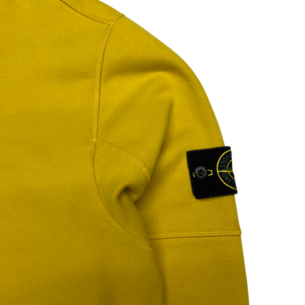 Stone Island 2018 Yellow Spellout Sweatshirt
