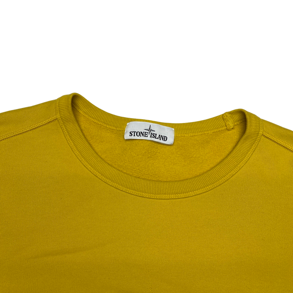 Stone Island 2018 Yellow Spellout Sweatshirt