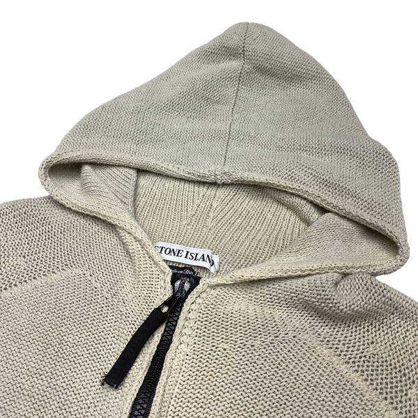 Stone Island 2000 Vintage Oatmeal Cotton Knit Hoodie – Mat's Island Stone Island 2000 Vintage Oatmeal Cotton Knit Hoodie – Mat's Island