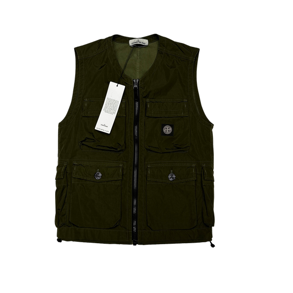 Stone island cargo vest deals