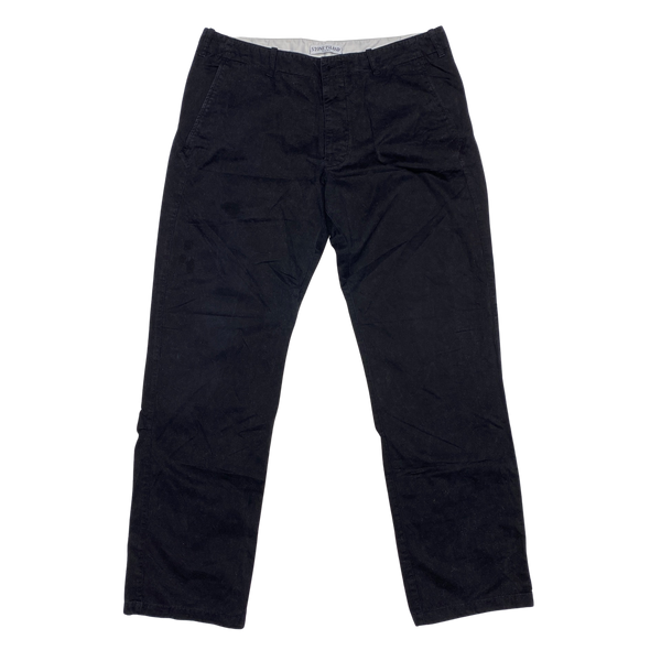 Stone Island 2010 Black Straight Fit Grey Trousers