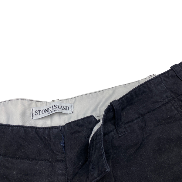 Stone Island 2010 Black Straight Fit Grey Trousers