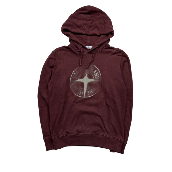 Stone Island 2019 Thick Cotton Pullover Hoodie - Medium