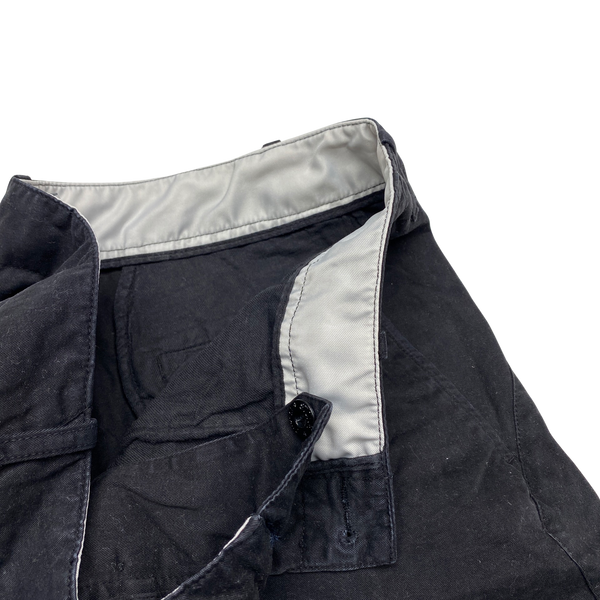 Stone Island 2010 Black Straight Fit Grey Trousers