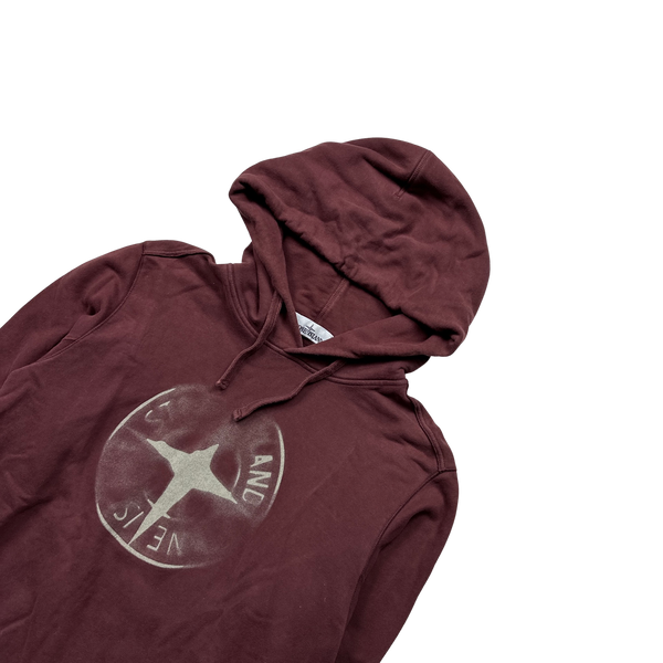Stone Island 2019 Thick Cotton Pullover Hoodie - Medium