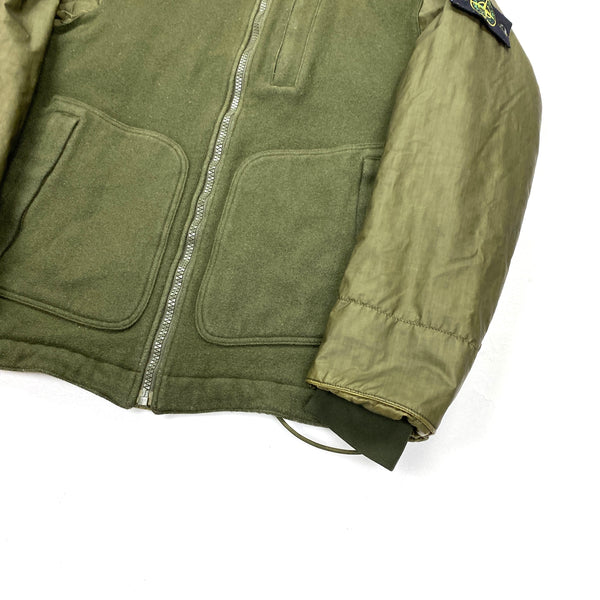 Stone Island 2013 Khaki Wool Tinno Panto Ghost Jacket