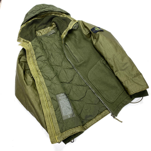 Stone Island 2013 Khaki Wool Tinno Panto Ghost Jacket