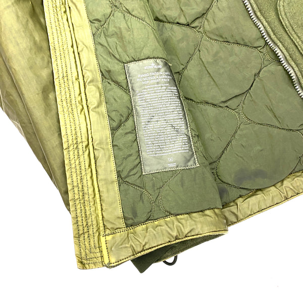 Stone Island 2013 Khaki Wool Tinno Panto Ghost Jacket