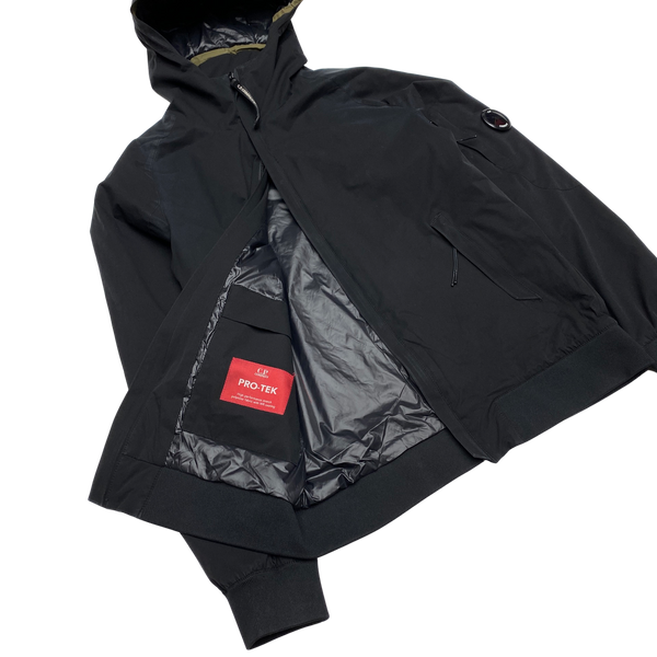 CP Company Black Primaloft Lined Pro Tek Hooded Jacket