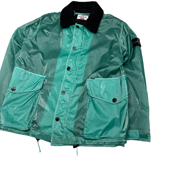Stone Island x Supreme Teal New Silk Dutch Rope Jacket