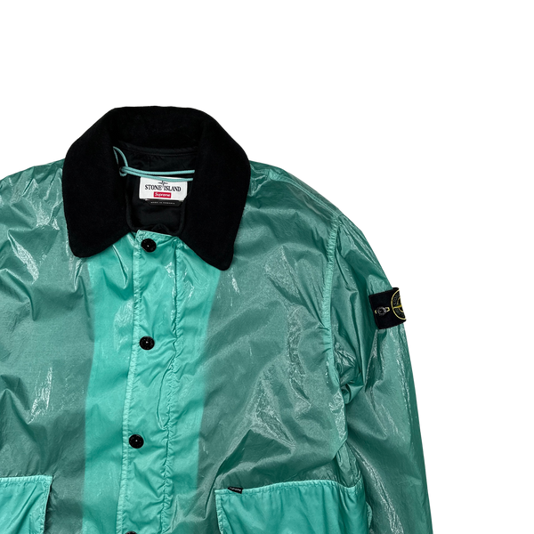Stone Island x Supreme Teal New Silk Dutch Rope Jacket