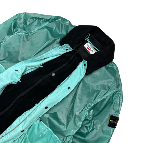 Stone Island x Supreme Teal New Silk Dutch Rope Jacket