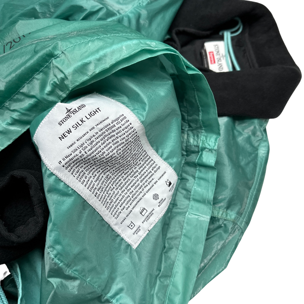 Stone Island x Supreme Teal New Silk Dutch Rope Jacket
