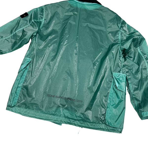 Stone Island x Supreme Teal New Silk Dutch Rope Jacket