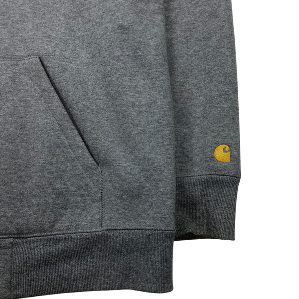 Carhartt Heavy Cotton Light Grey Zipped Hoodie