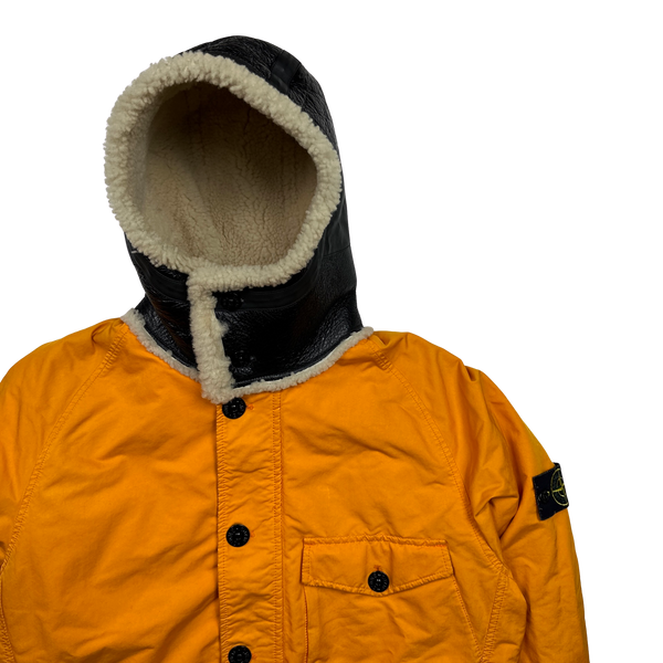 Stone Island 2017 Sherpa Sheepskin David TC Down Jacket - XL