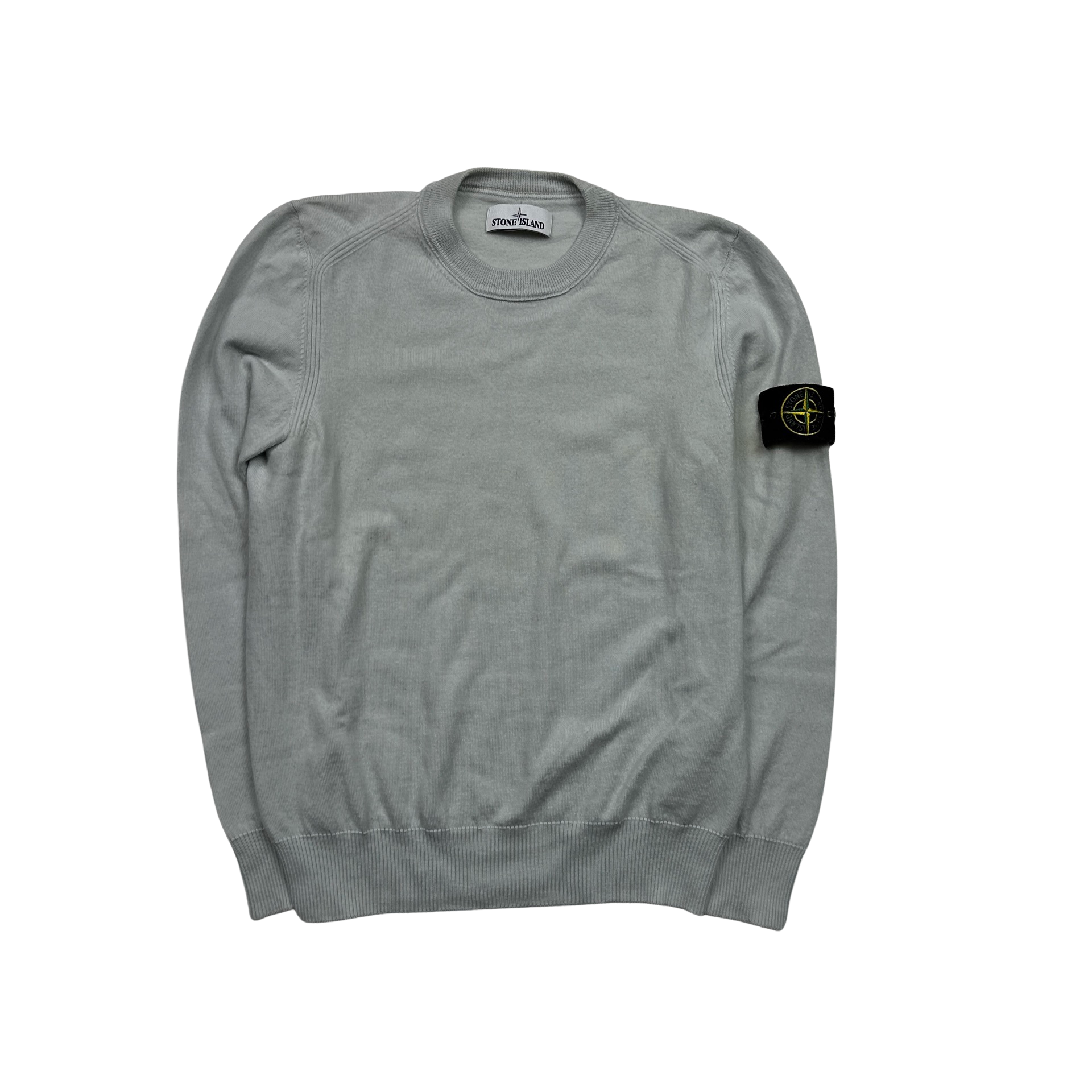 Light grey stone island jumper sales