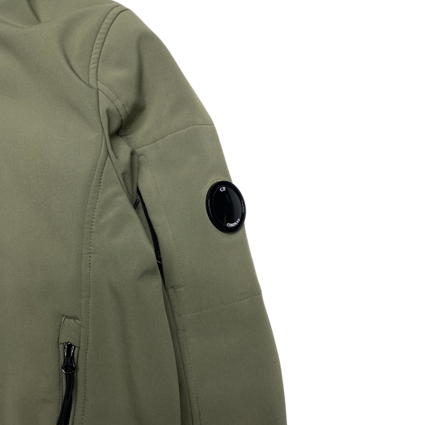 CP Company Olive Soft Shell Lens Viewer Jacket