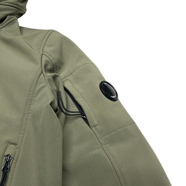 CP Company Olive Soft Shell Lens Viewer Jacket