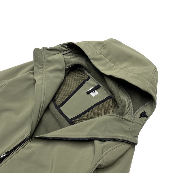 CP Company Olive Soft Shell Lens Viewer Jacket