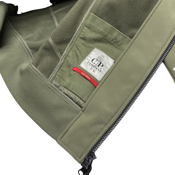 CP Company Olive Soft Shell Lens Viewer Jacket