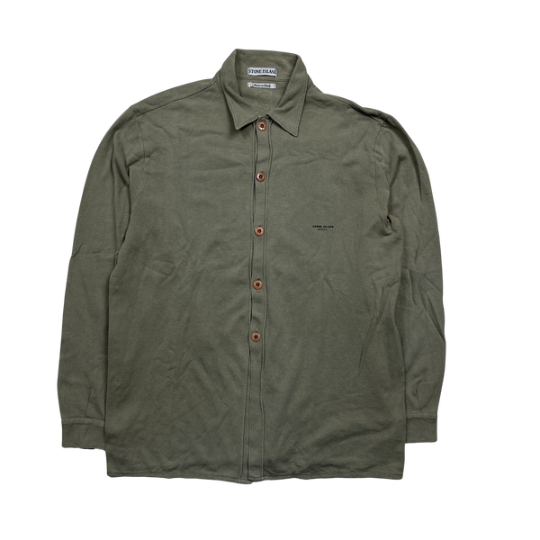 Stone Island Vintage 1995 Marina Cotton Shirt Medium